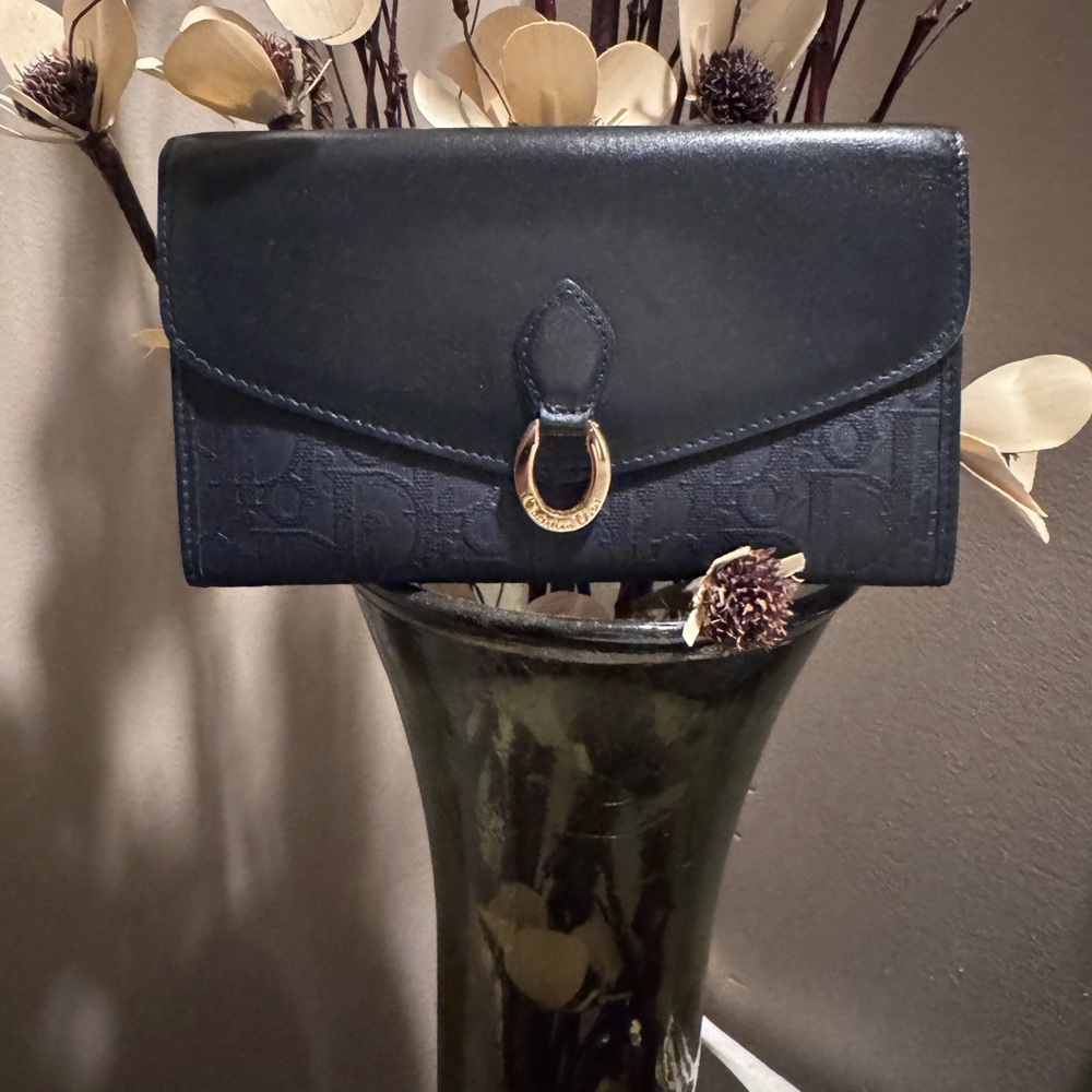Vintage Christian Dior Trotter Kiss-lock Wallet